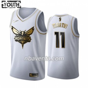 Camiseta Niños Charlotte Hornets Cody Martin 11 2019-20 Nike Blanco Golden Edition Swingman